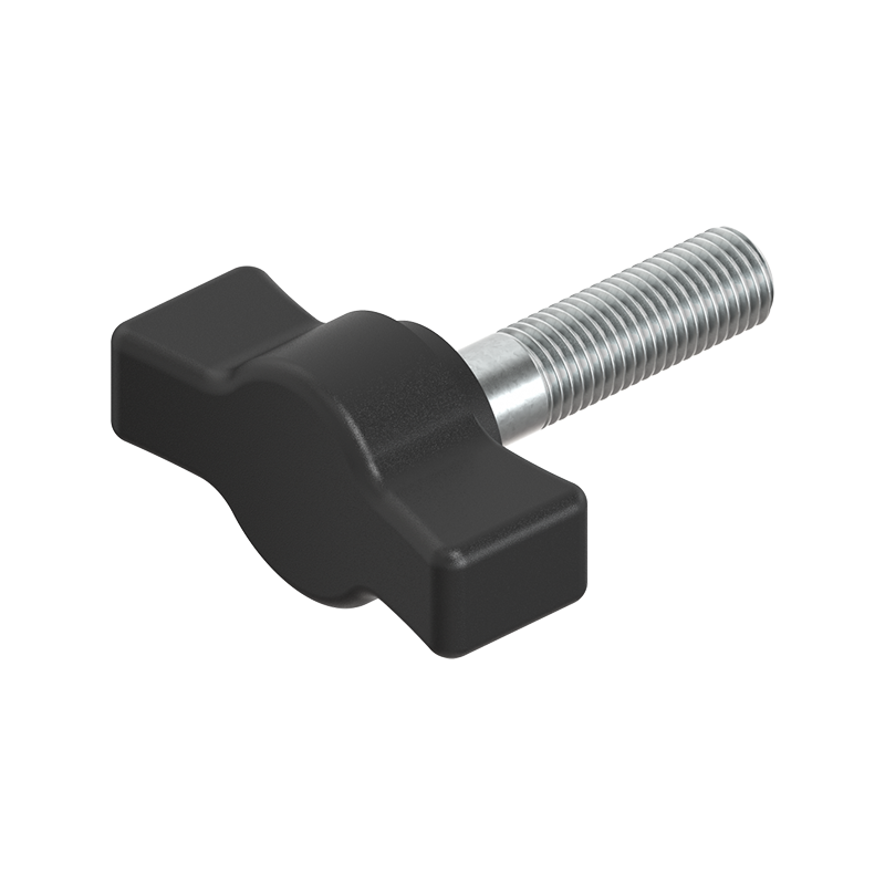 Vingegreb til bøjlelås, stål, længde=40, bredde=20, højde=45,5