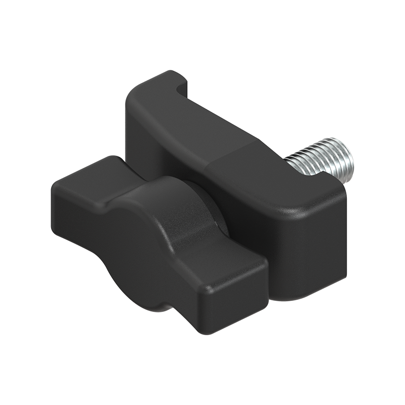 Vingegreb til bøjlelås, stål, længde=40, bredde=20, højde=45,5