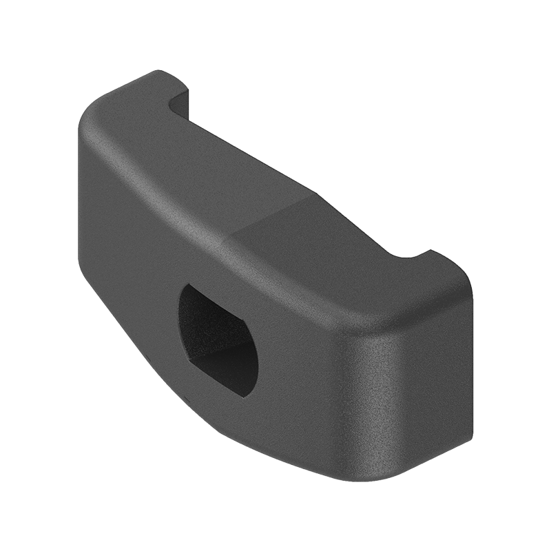 Bøjlelås, glasfiberforstærket polyamid, længde=46, bredde=22, højde=16