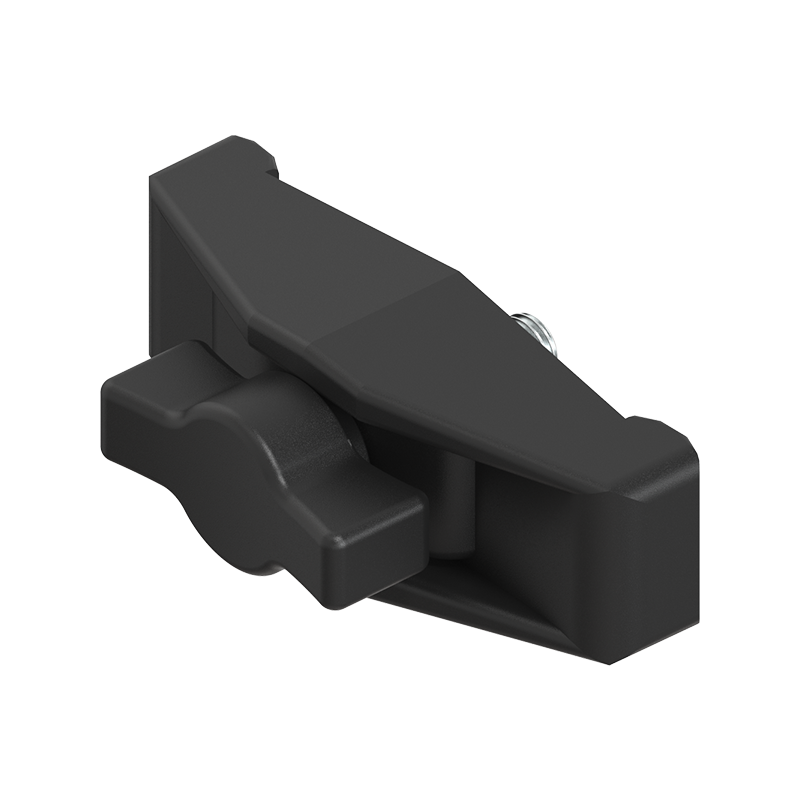 Bøjlelås, glasfiberforstærket polyamid, længde=80, bredde=29, højde=24