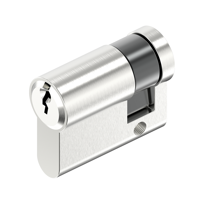 Profilhalvcylinder, messing, universel, L=40, A-mål=30, Enslåsende 110319 N