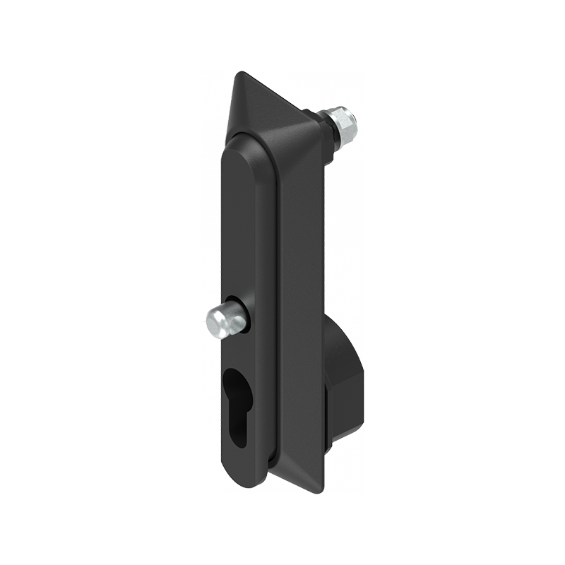 Svinggreb, glasfiberforstærket polyamid, profilhalvcylinder 40mm, L=165, B=50, H=32, Pladetykkelse=2-12