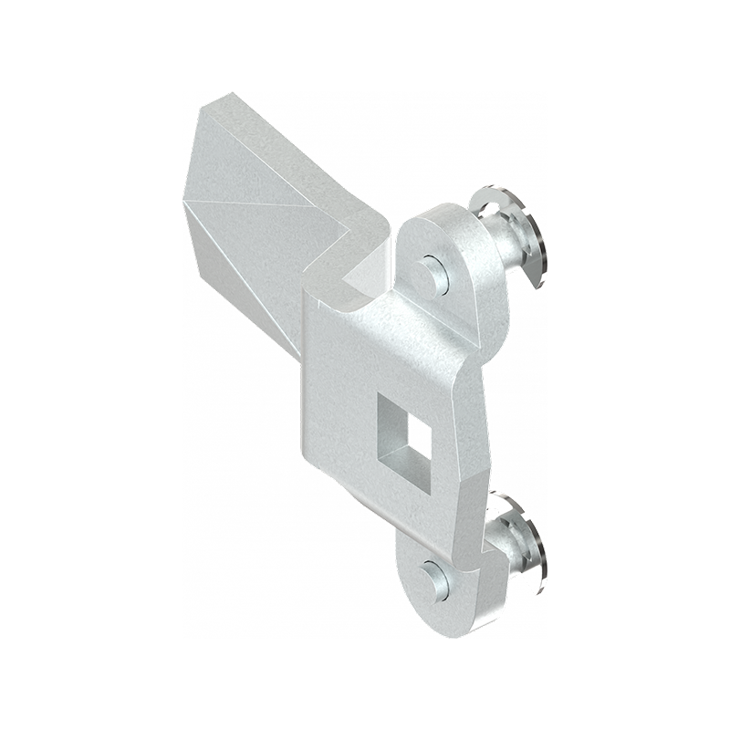 Tunge, stangtræk, stål, L=45, B=20, offset højde=10 mm