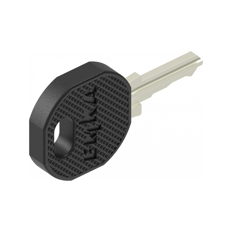 Nøgle, nysølv, forskellig låsende, L=43