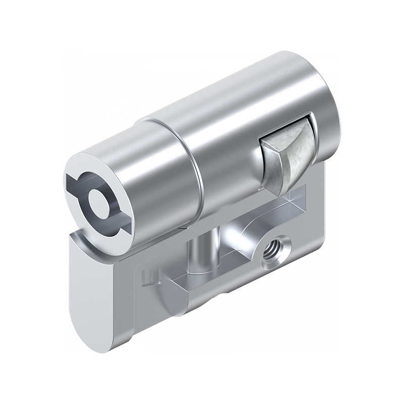 Profilhalvcylinder, trykstøbt zink, din 5, L=40