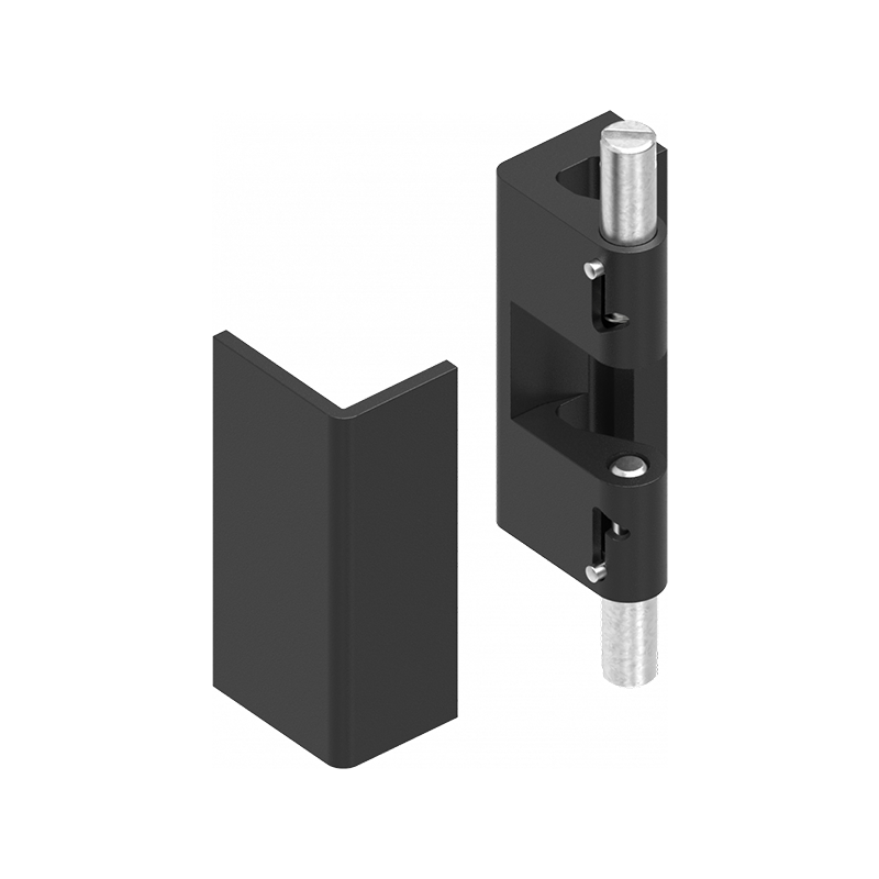 Kabinethængsel, trykstøbt zink, udvendig synlig, lift off dorn, L=60, B=34,5, H=27,5