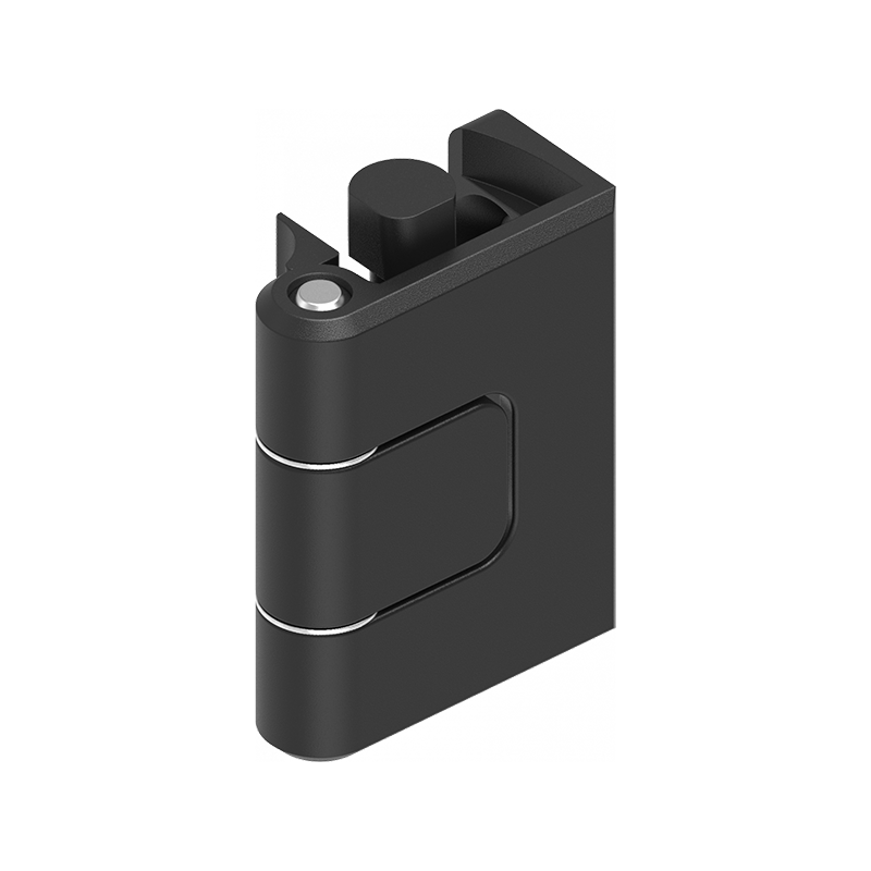 Kabinethængsel, trykstøbt zink, udvendig synlig, fast dorn, L=50, B=20, H=38