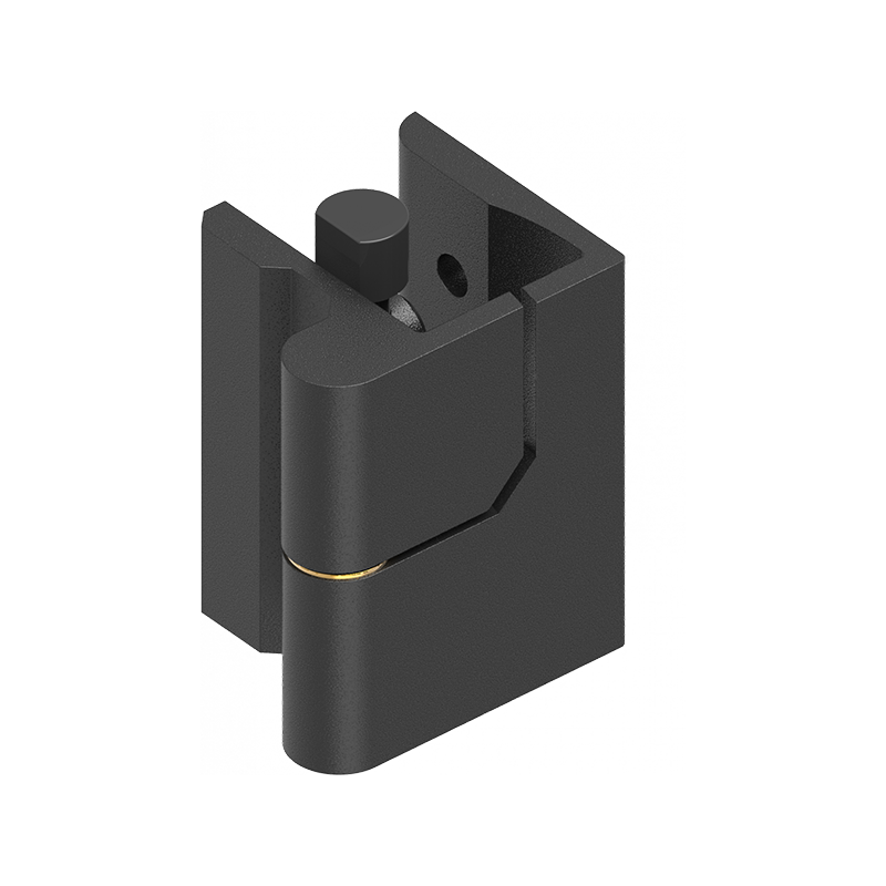 Kabinethængsel, højre, trykstøbt zink, udvendig synlig, lift off dorn, L=50, B=35,5, H=41
