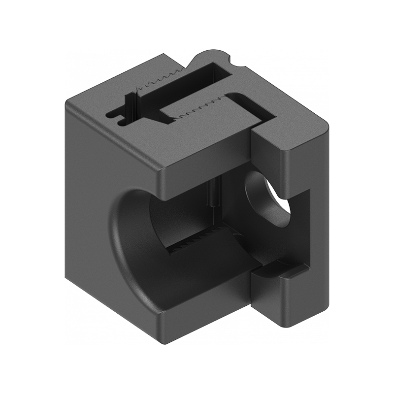 Stangføring, glasfiberforstærket polyamid, L=26, B=25,3, H=22