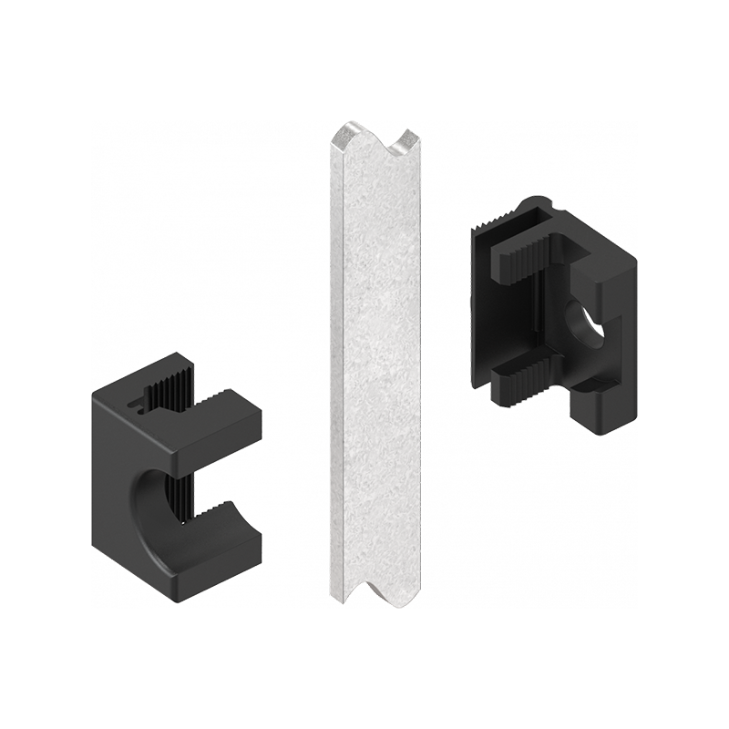 Stangføring, glasfiberforstærket polyamid, L=26, B=25,3, H=22