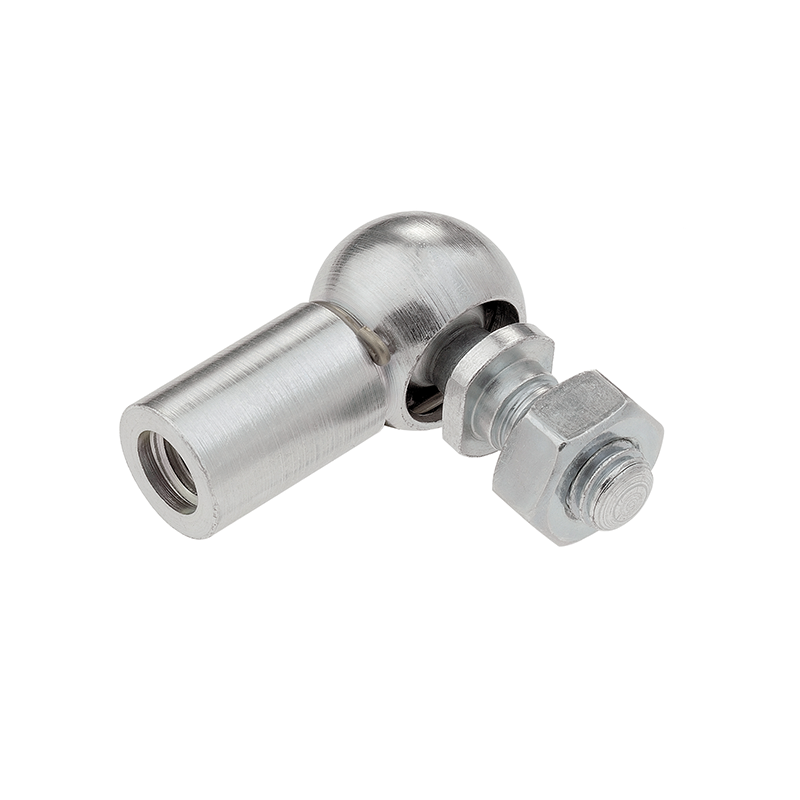 Endestykke, vinkel fitting, stål, M8, længde = 30 mm