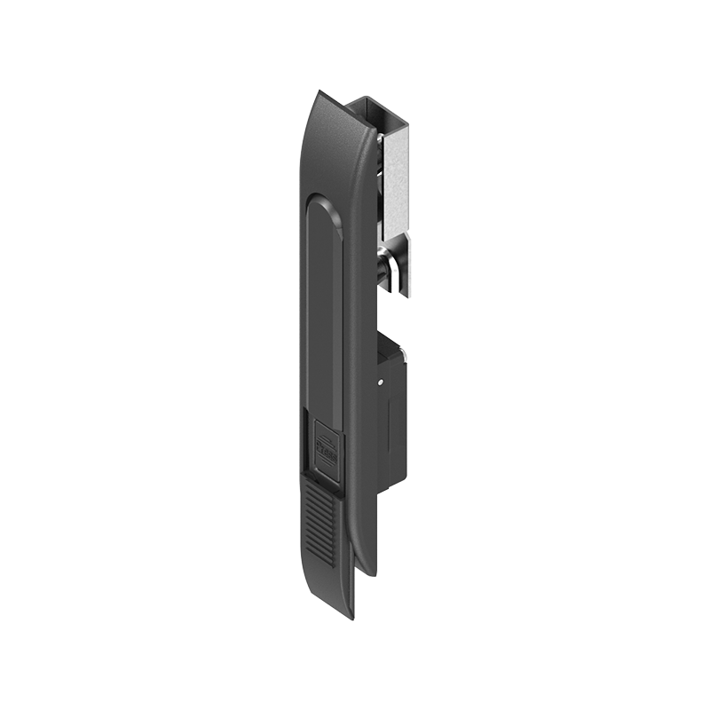 Svinggreb, glasfiberforstærket polyamid, trykknap, L=215,5, B=36, H=14, Pladetykkelse=1,5-2,5