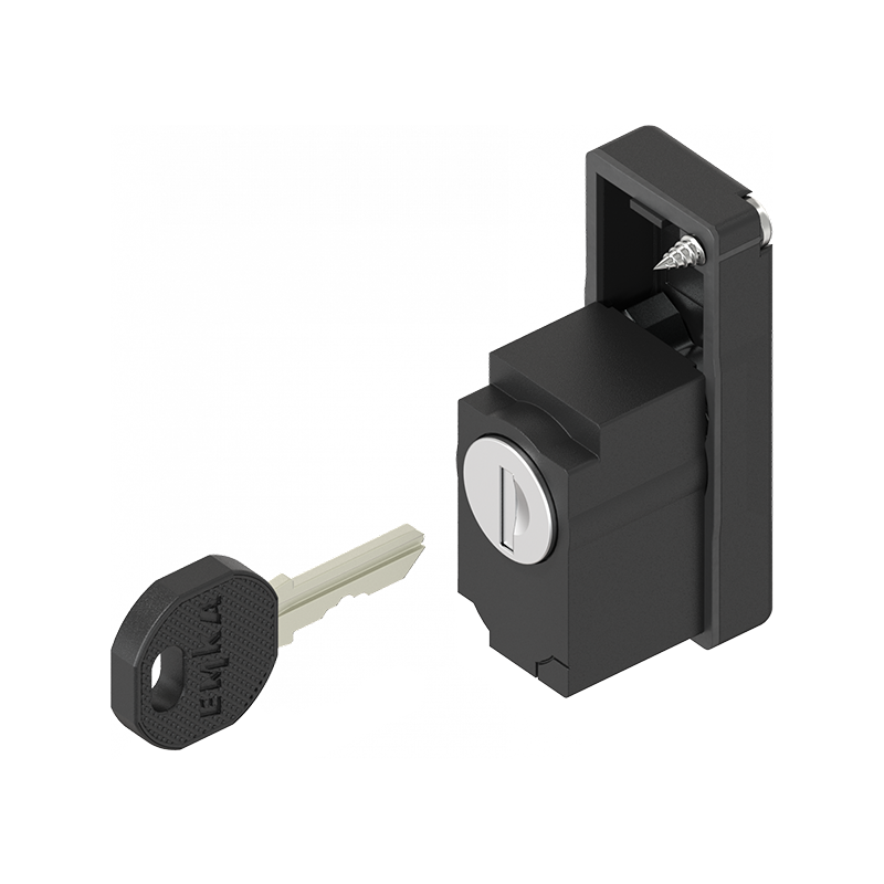 Låsesæt, glasfiberforstærket polyamid, cylinderlås