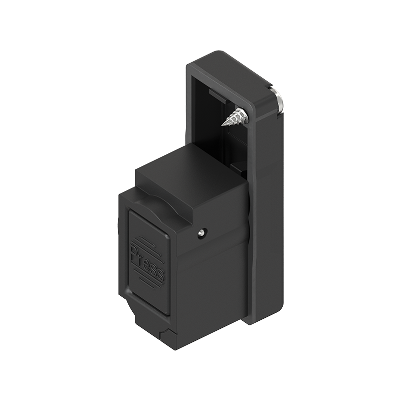 Låsesæt, glasfiberforstærket polyamid, trykknap