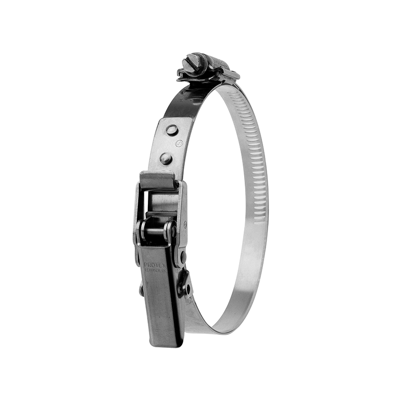 Komplet spændebånd, rustfrit stål, Diameter interval: 290-335mm, T= 0,7mm