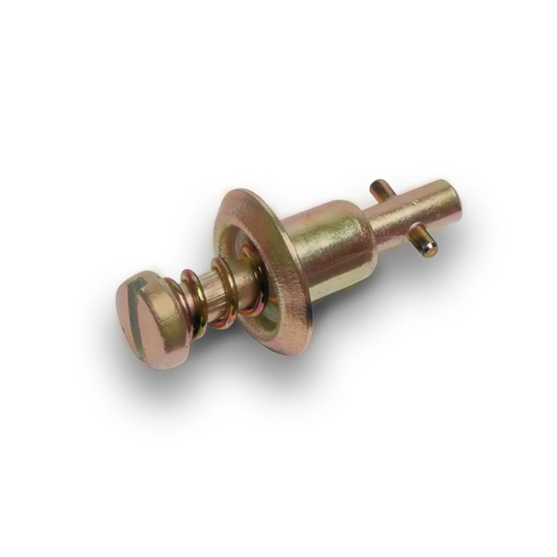 Låsebolt, stål, elforzinket gulkromateret overflade, stiftlængde=22,65mm, klembredde=5,25-6mm