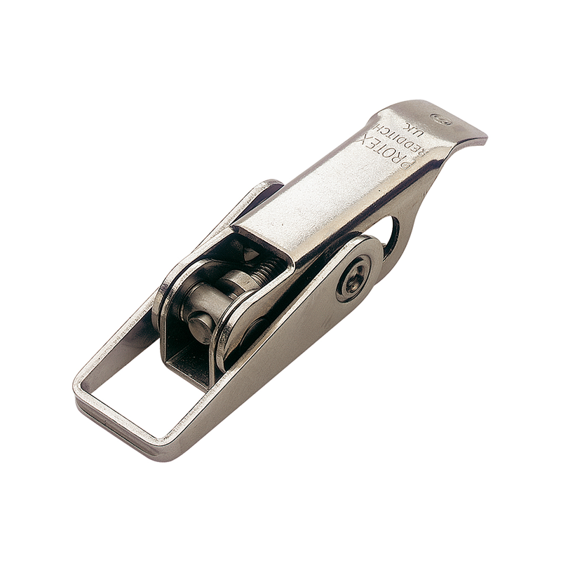 Snaplås, rustfrit stål, L=77, B=18,5, H=15,4, justerbar