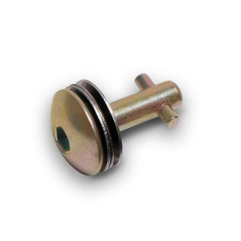 Låsebolt, stål, elforzinket gulkromateret overflade, stiftlængde=14,9mm, klembredde=2,3-2,9mm