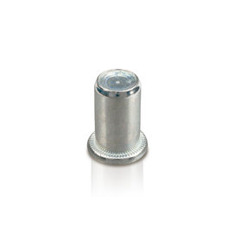 Blindnittemøtrik (nut), lukket, rund, stål, diameter=10,9, M8, L=25,5, min. nitteevne=0,8