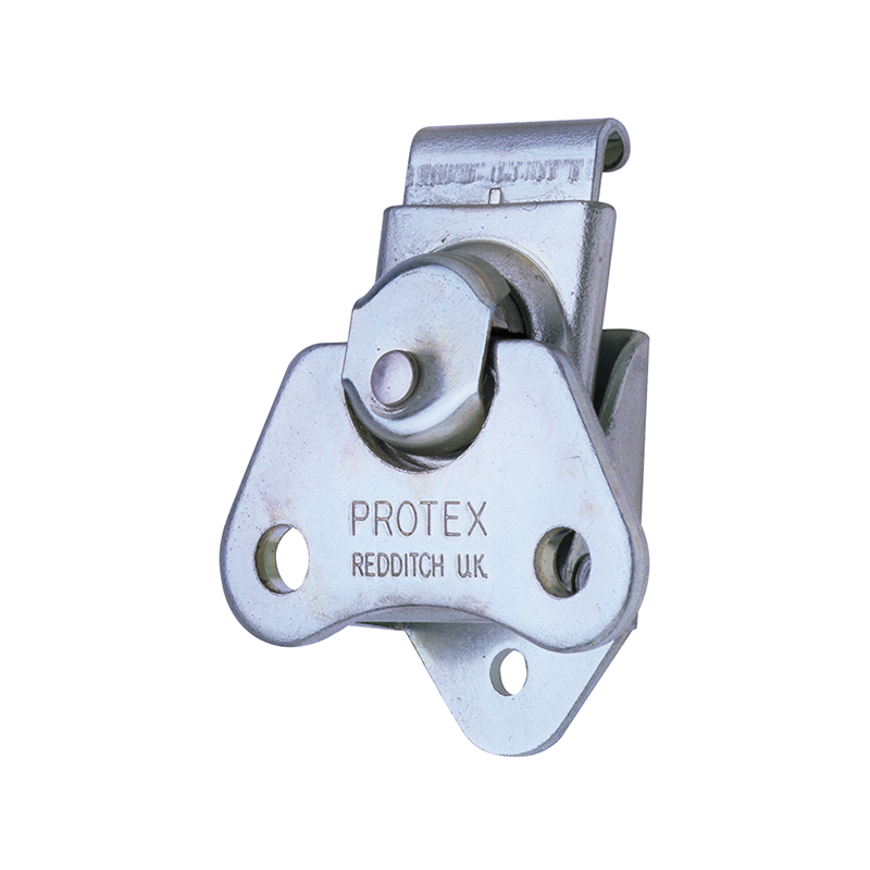 Butterflylås, stål, L=47,7, B=38,9, H=15,2, uden hængelås