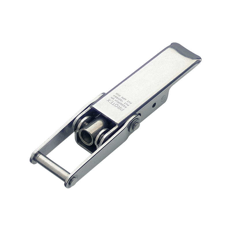 Snaplås, rustfrit stål, L=142,7, B=35,7, H=21,6, justerbar