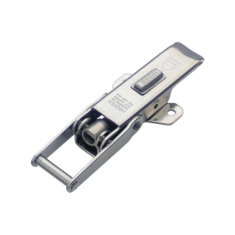 Snaplås, rustfrit stål, L=142,7, B=50,8, H=23, justerbar