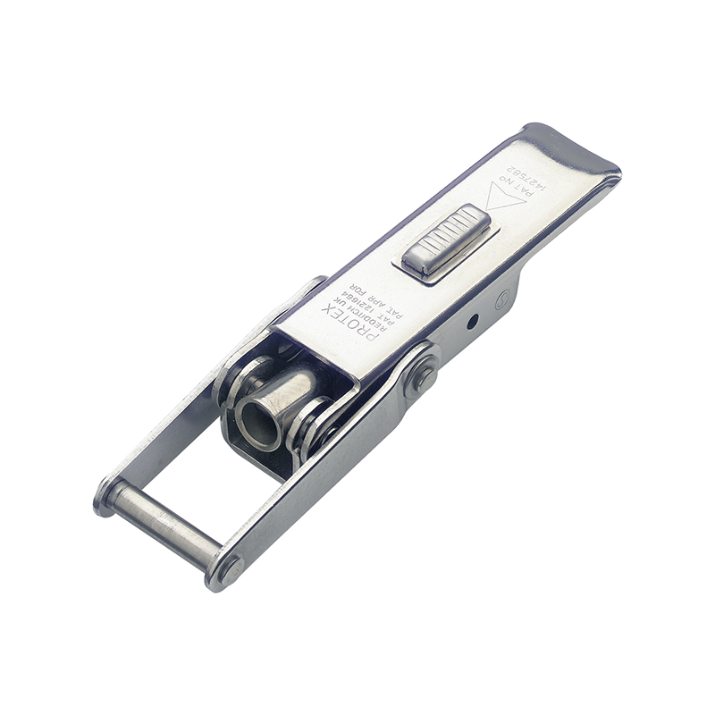 Snaplås, rustfrit stål, L=142,7, B=35,7, H=22,8, justerbar