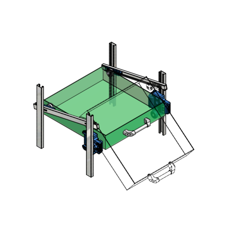 Glideskinne, stål, længde =650 mm, bæreevne = 100kg