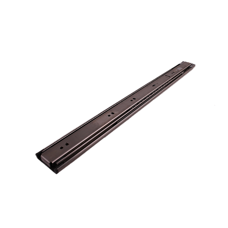 Udtræksskinne, rustfrit stål, udtrækslængde =500 mm og bæreevne på 35 kg