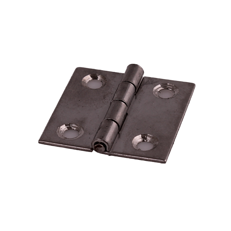 Kanthængsel med huller, rustfrit stål, L=30, B=31, T=0,9