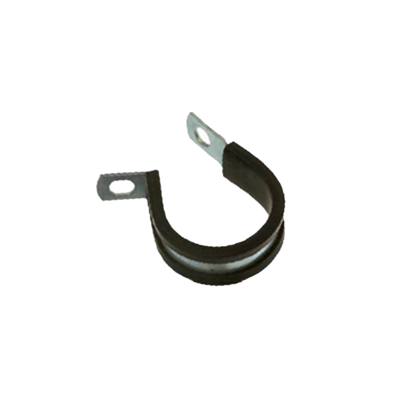 Rørbøjle med gummiindlæg, rustfrit stål, D=18mm, B=13mm