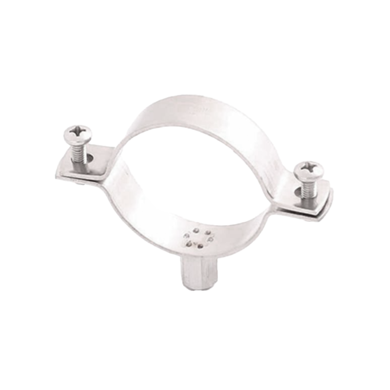 Rørholder uden gummiindlæg, syrefast stål, Diameter interval: 60-64mm