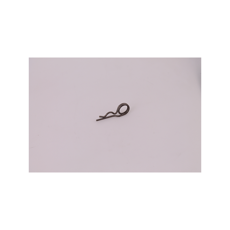 Åben fjedersplit, ubehandlet syrefast stål, L=78mm, H=28mm, tråddiameter=3,6mm