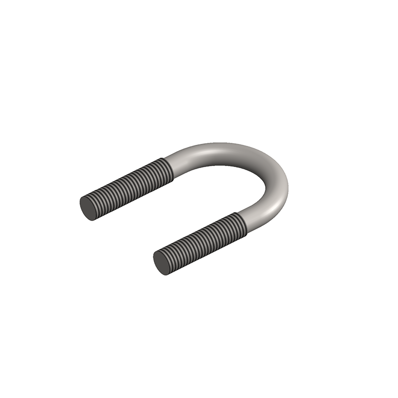 Rørbøjle, syrefast stål, M8x30mm, IB=35mm, IH=55mm