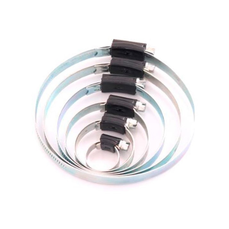 Komplet spændebånd, syrefast stål, Diameter interval: 35-50mm