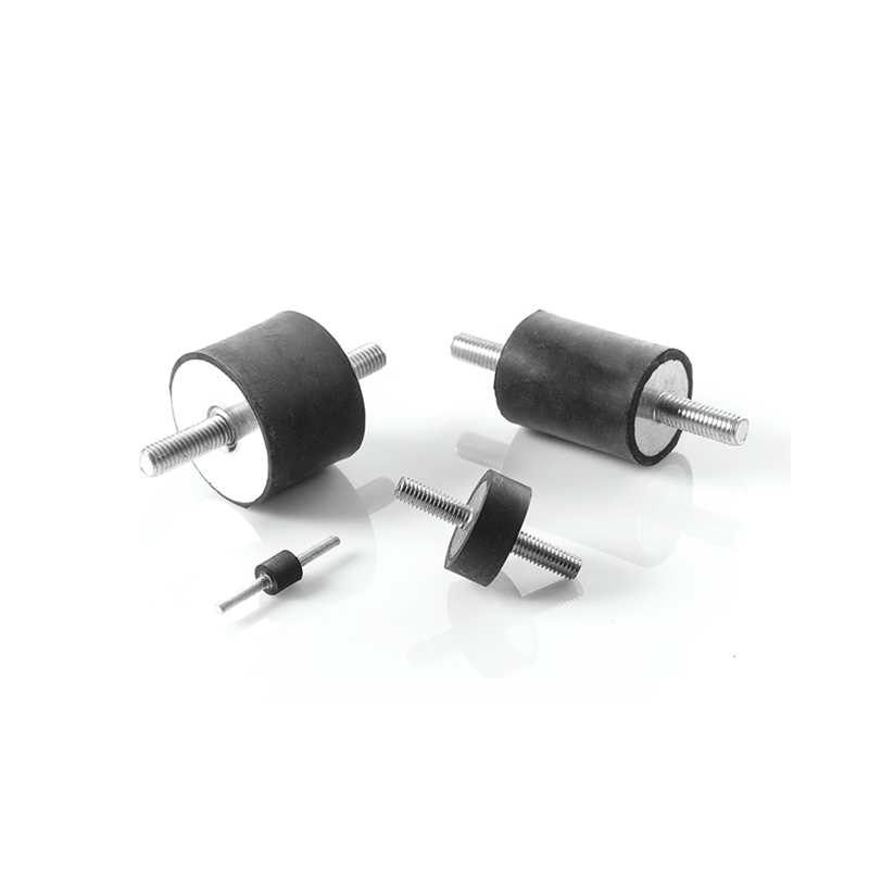 Vibrationsdæmper, naturgummi,  Ø=40, H=30, M10