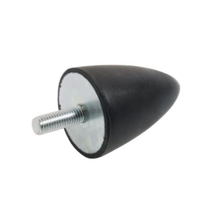 Vibrationsdæmper, naturgummi,  Ø=35, H=40, M8