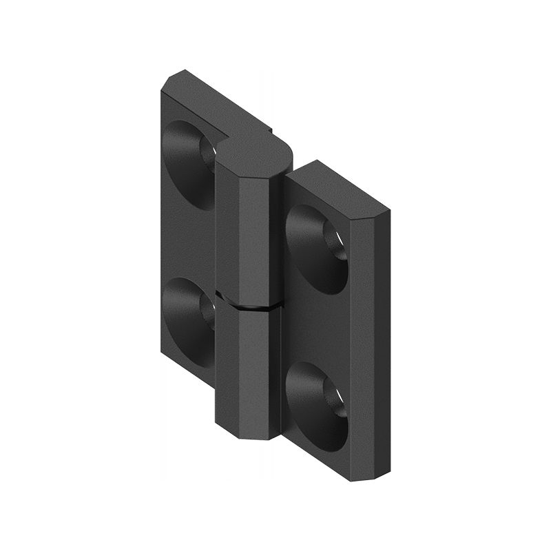 Kabinethængsel, højre, trykstøbt zink, indvendig synlig, lift off dorn, L=60, B=60, H=15