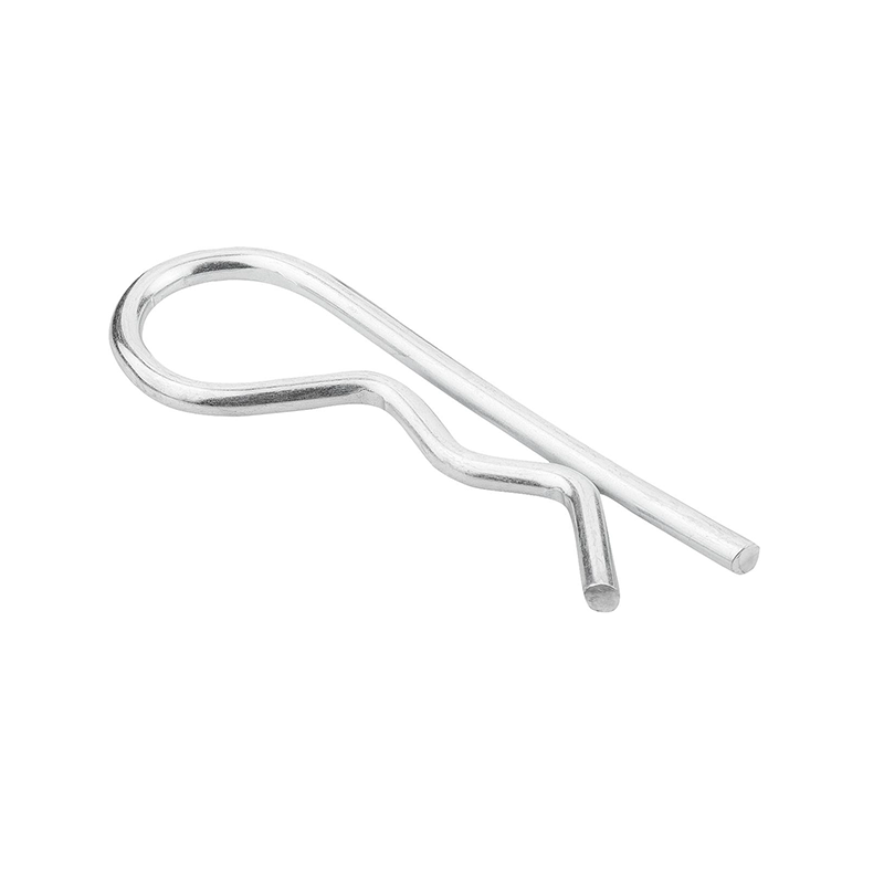 Åben fjedersplit, rustfrit stål, L=131mm, H=42mm, tråddiameter=6mm