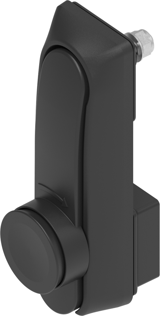 Svinggreb, trykstøbt zink, iLOQ cylinder, L=164,5, B=54, H=46, Pladetykkelse=2-6