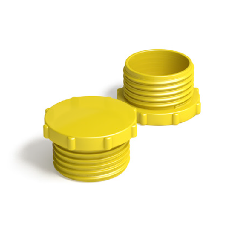 Gevindprop, cirkulær, polyethylen, diameter=29,4, M24x3,0 gevind