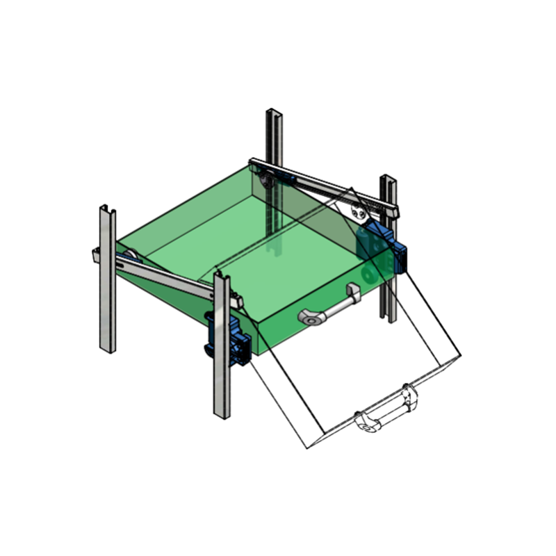 Glideskinne, stål, længde =550 mm, bæreevne = 100kg