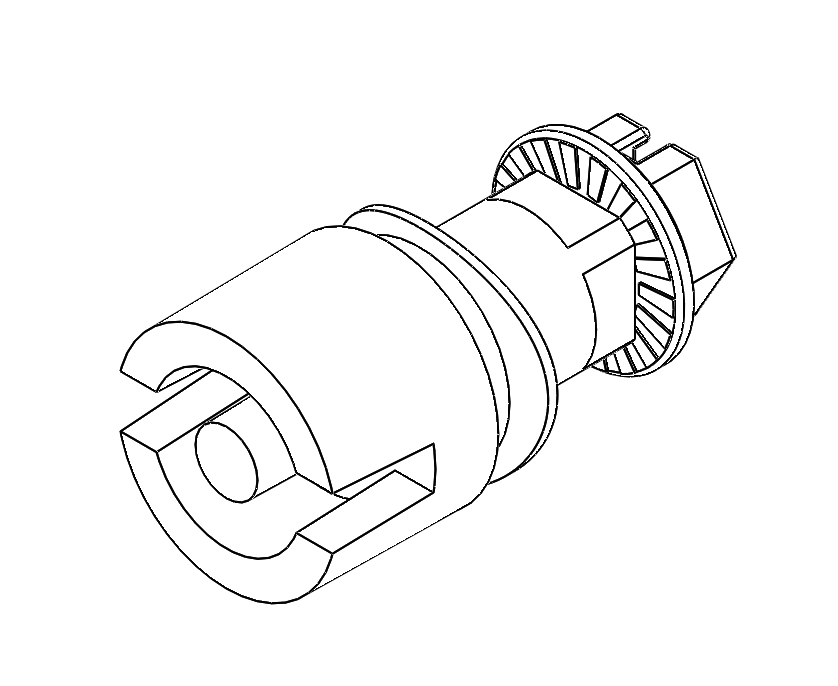 Indsats, din 5, rustfrit stål