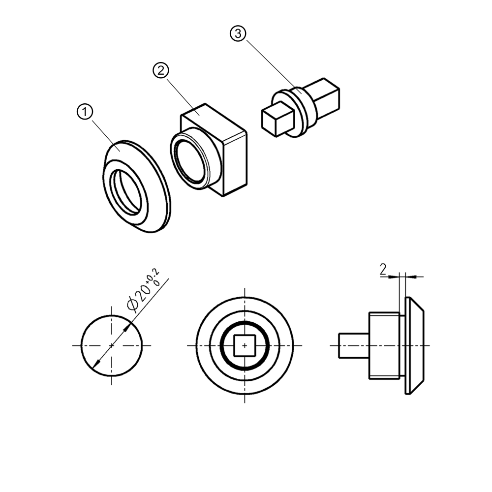 Roset, ABS, påsvejsning