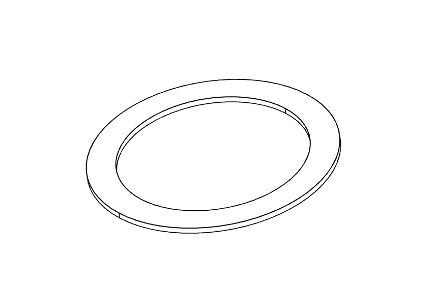 Fladpakning, NBR, klasse IP65