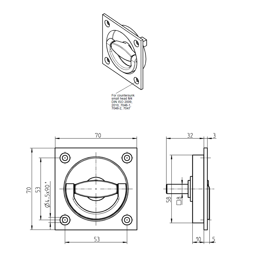 Ringgreb, trykstøbt zink, påsvejsning, A-mål=20 og 26