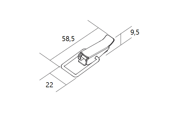 Spændebånd - saml selv, snaplås, elforzinket stål